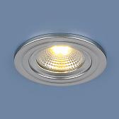 Встраиваемый точечный LED светильник 9902 LED 3W COB SL серебро